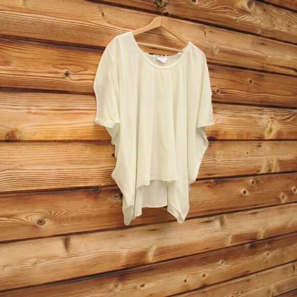 Helmut Lang Silk Oversize Top Blouse - Picture 3 of 8